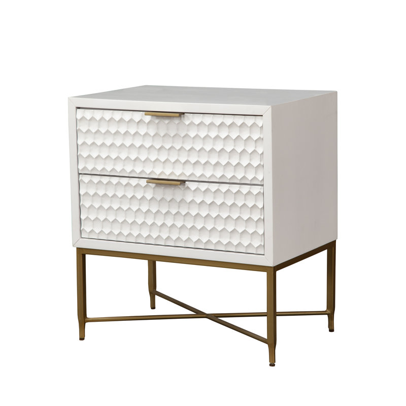 Capra 24'' W Nightstand, White