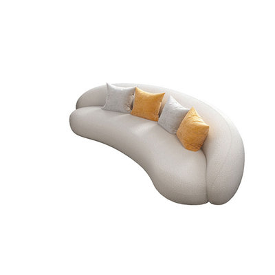 Modern simple curved sofa living room sofa