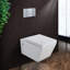 Toilette murale ronde à double chasse StormOn (siège inclus)-50118388-50118390