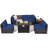 Audris 5 - Person Patio Conversation Set with Cushions-725287724