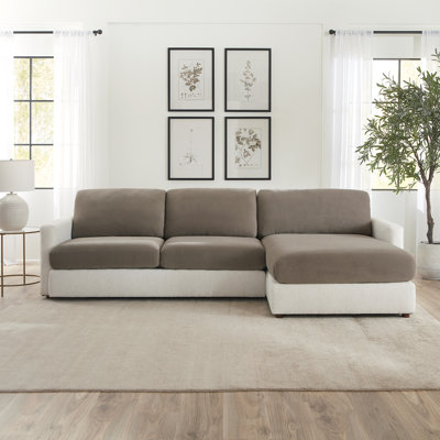 Box Cushion Sectional Slipcover