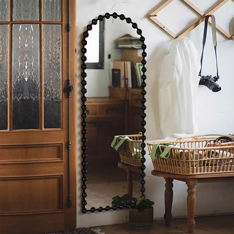Miroirs muraux demi-cercle en HDF, 70,87 po x 31,5 po
