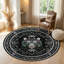 Tapis rond rond à motif tigre lavable à la machine antidérapant à poils courts pour le salon, la chambre et la salle à manger-129575513-129913421