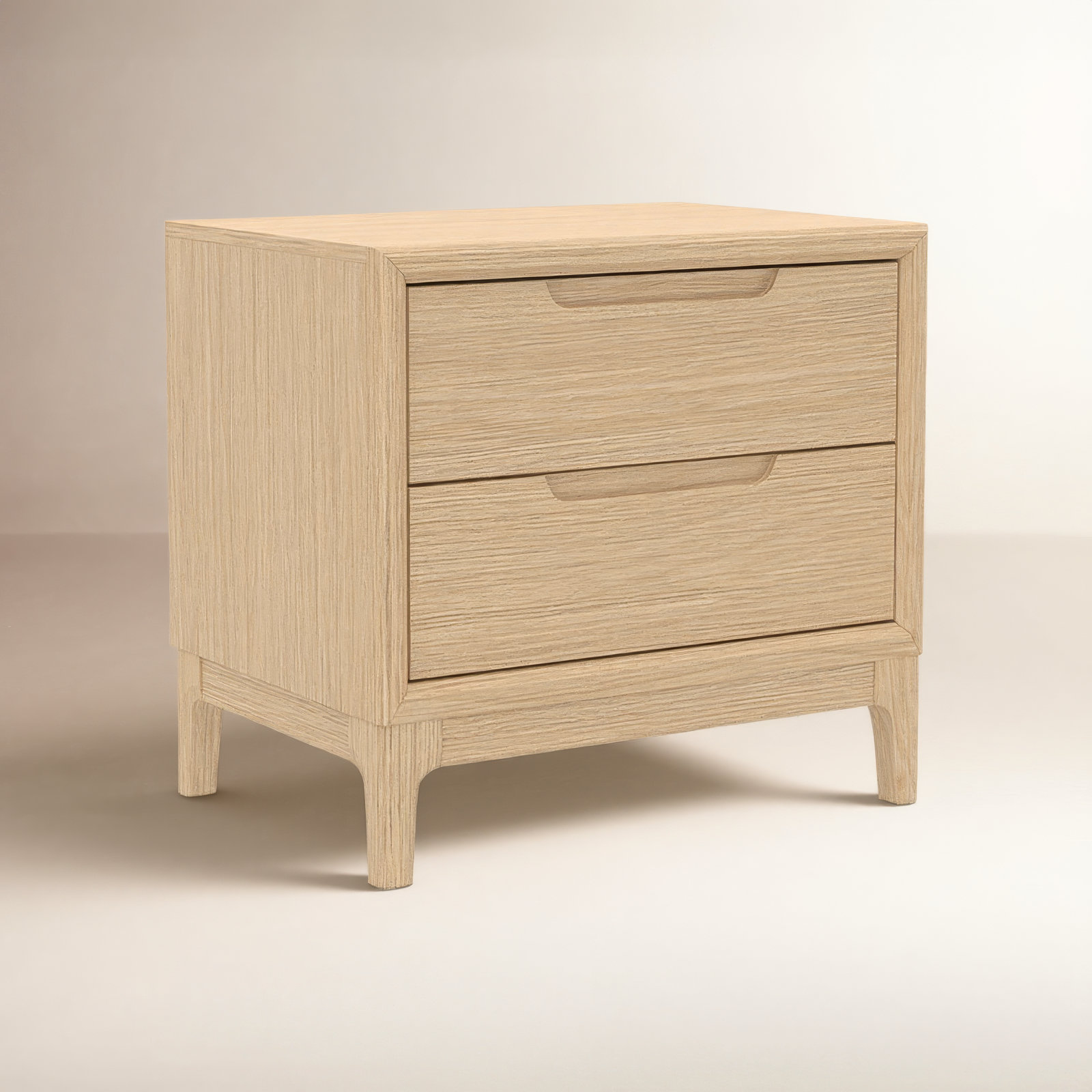 Rise 2 - Drawer Nightstand, Light Oak