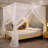 Bed Canopy for Full Queen King Size Bed, Canopy Bed Curtains Elegant Mosquito Net, Mosquito Netting for Camping Patio Indoor Outdoor Bug Net, Colourful-114396418