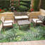 Sunshine Tropical Plants Outdoor Rugs Green-83535413