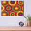 «Circles Abstract On Red» par Ron Magnes-526246961
