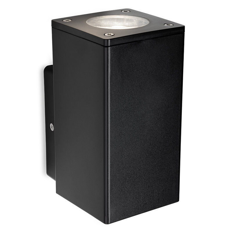 Black 14.8cm H Outdoor Armed Sconce