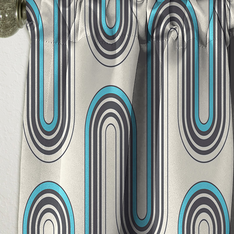 Rideau en lin / polyester, L 52 po x L 63 po