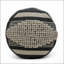 Diamond Handcrafted Fabric Cylindrical Pouf, Perfect for Stylish and Comfortable Seating or Footrest in Any Room-130839008
