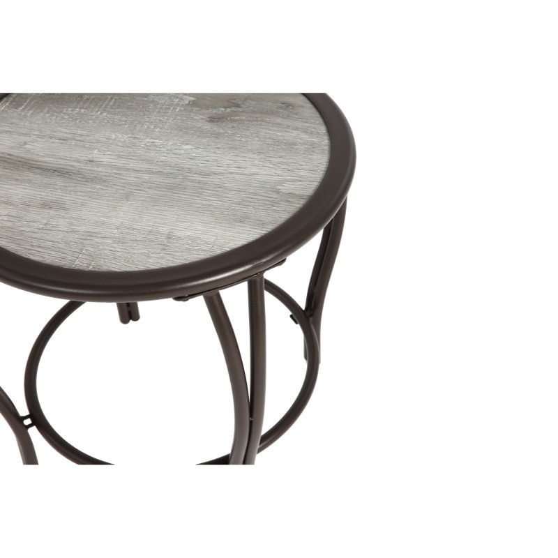 Elegant 3-piece Patio Rocking Bistro Set With Coffee Table For Outdoor Relaxation