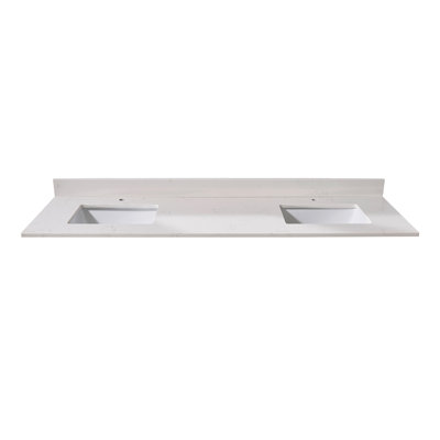 Frosinone 73" Double Bathroom Vanity Top