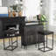 Narander Upholstered and Genuine Leather Bar Stool-1915009524