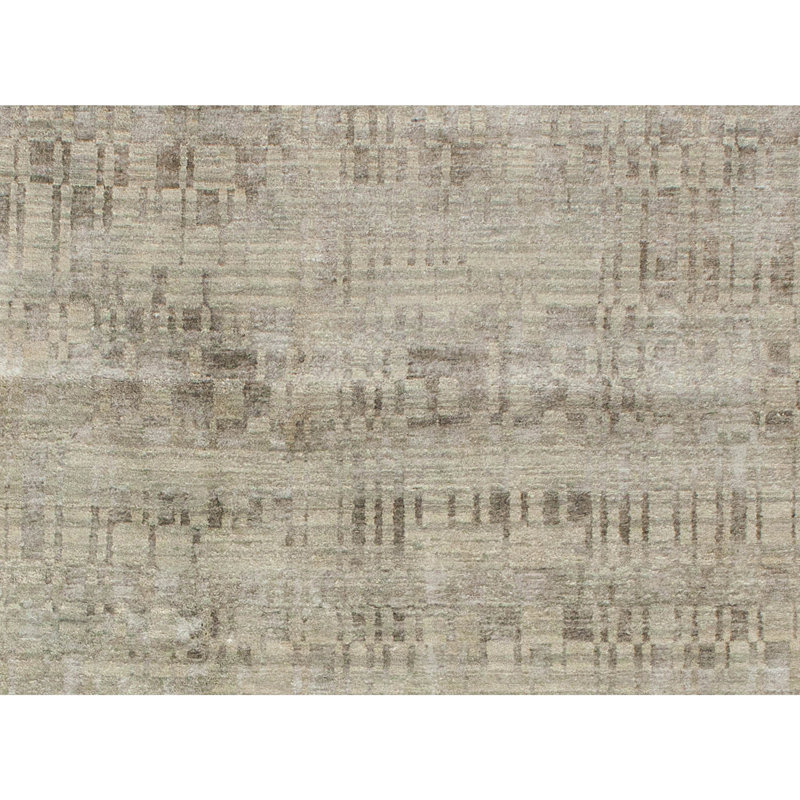Hand Knotted Area Rug in Cashew, Rectangle 6' x 9'