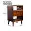 Denton 43.6cm W Solid Wood Bedside Table