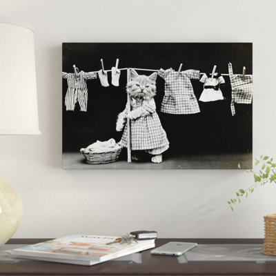 " Kitty Laundry " by Vintage Apple Collection