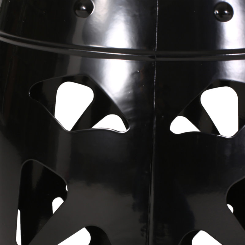 Metal End Table -Large, Black