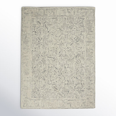 Joseph Tufted Wool Navy/Blue/Beige Area Rug