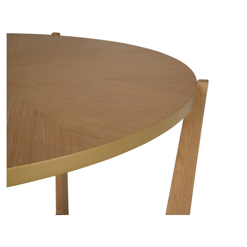 Ardoise Center Table, Cerused Oak