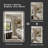 Anti-fog Tempered Glass LED Bathroom Mirror, 3 Colour Temperature with Front and Backlight, Rohs and CRU Compliant-600325180-600325175