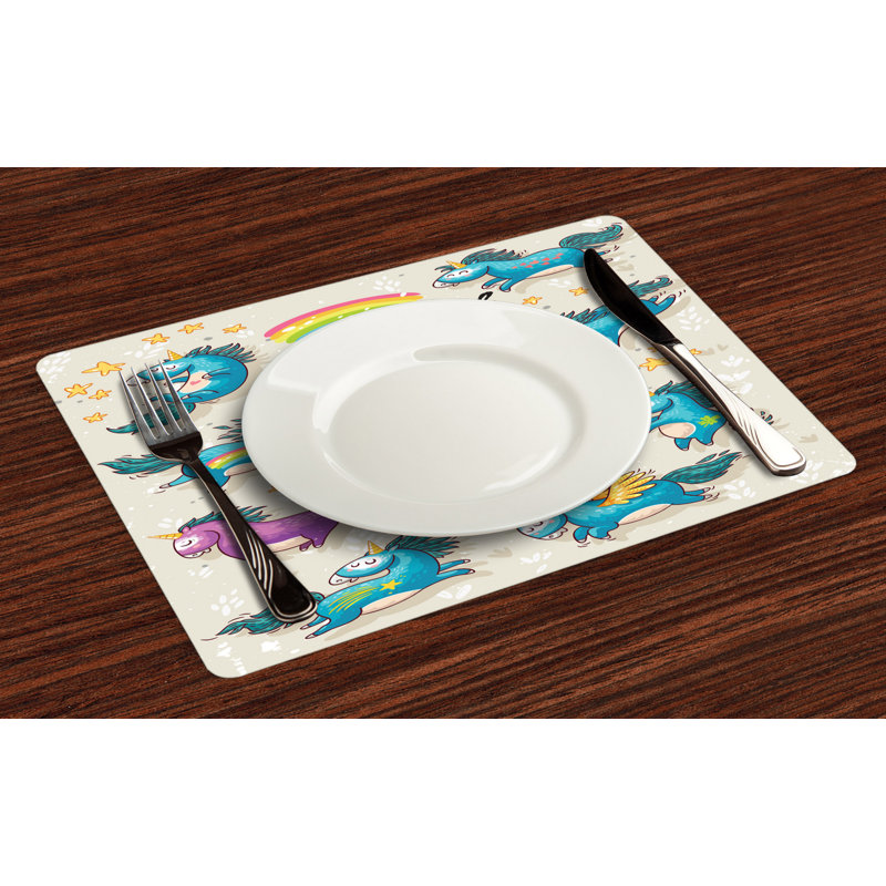 Polyester Abstract Rectangle Placemat