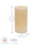 Vanilla Scented Pillar Candle-447935753