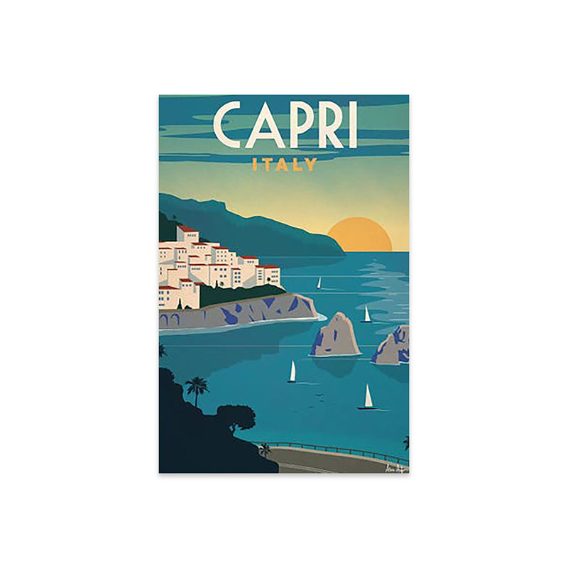 Capri - impression sans cadre, H 24 po x l 16 po x P 0,25 po