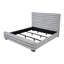 Lit tapissier gris 58 po Boucle-2108837149