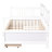 Twin Size Daybed With Two Drawers - Crafted From Solid Wood For A Stylish And Functional Bedroom Drawers, White Provides Ample Storage Space-1420229070