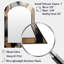 Miroir mural doré et rose-1037935202