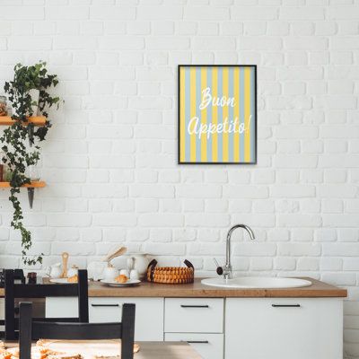 Buon Appetito Italian Kitchen Framed Giclee, design by SUNDANCE GROUP, LLC