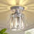 7'' (H) Crystal Semi-Flush Mount Ceiling Lighting Fixture Mini Chandelier-109326246