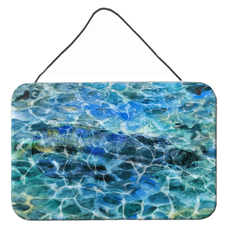 Décoration murale « crab off prints », Fish Swimming Blue Green Teal