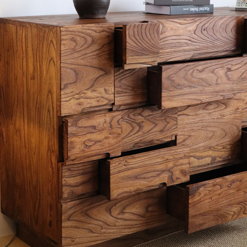 Retro-Style Multi-Drawer Sideboard