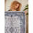 Luxury Cotton Area Rug, 2.6 x 4.0 ft, Cream & Grey Beige | 100% Cotton, 1200 g/m², 0.4 in Pile Height, Antibacterial, Non-Slip PVC Underside | Machine Washable, Perfect for Living Room & Bedroom Decor-112937068