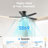 2pcs 44-inch Ceiling Fan With Led Light-336298538