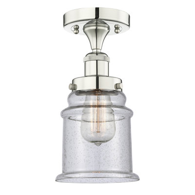 Alvi Glass Semi Flush Mount
