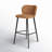 Granger Upholstered Counter Stool with Metal Frame-856091852-856091853