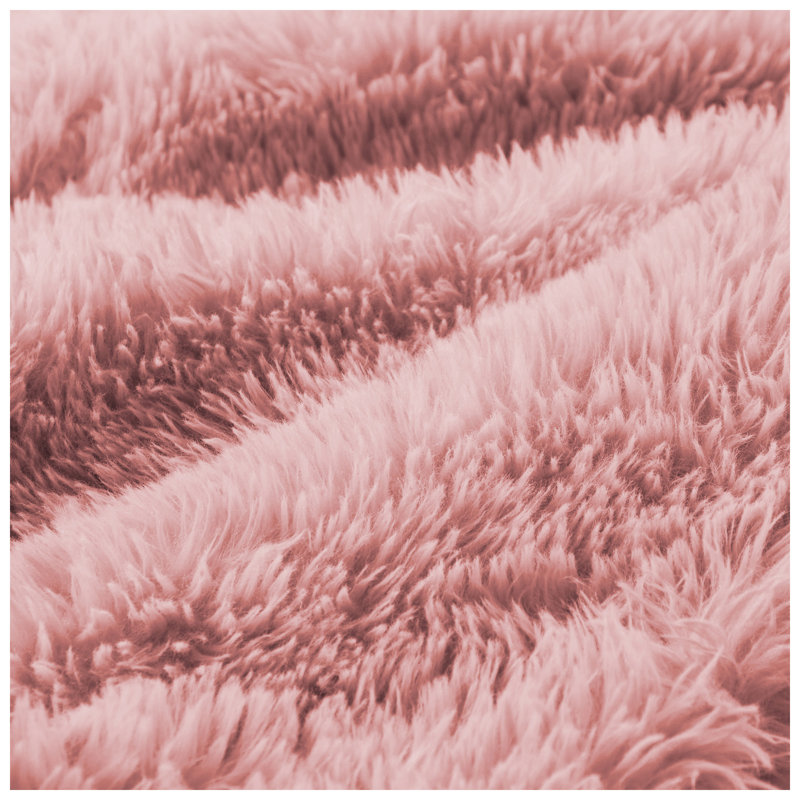 Aura 149" W x 70.4" D x 28.7" H Plush Fabric Modular Sectional Sofa, Pink Fabric