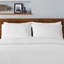 Taie d'oreiller 100% coton percale 300 fils Collection Home-136532907-136532910