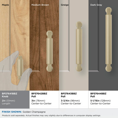 2 inch (51mm) Length Cabinet Knob