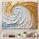 «Gold Eernal Swirl II», art abstrait sur toile à spirales abstraites