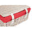 14 Inch Empty Wicker Hamper Basket - with Lining-86412949