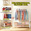 146cm Adjustable Portable Wardrobe