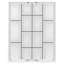 Lit escamotable rotatif avec supports de rangement cachés, lit mural multifonctionnel peu encombrant pour le bureau à domicile et les petites pièces-1966676482