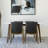 Cobhan 4 - Person Solid Wood Top Four Leg Base Dining Set-1998162627