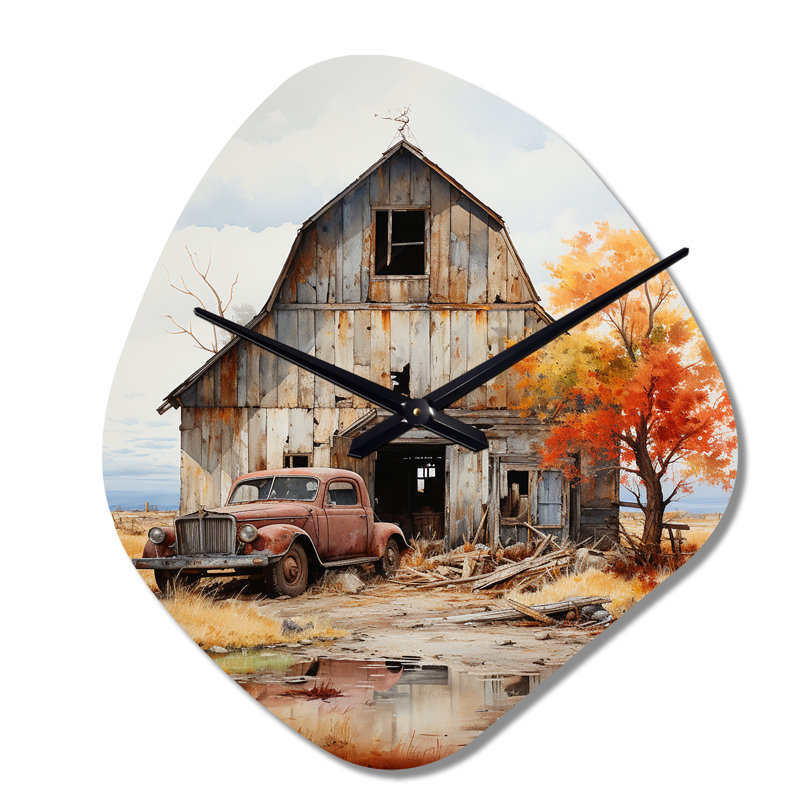 Horloge murale Barns Rustic Charm, Grand