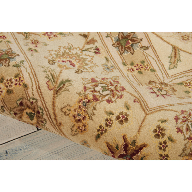 Bilbrey Wool Oriental Indoor Rug, Rectangle 11'6" x 8'6"