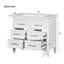 Ensemble de meuble-lavabo 36 po avec lavabo en résine, ensemble de meuble-lavabo simple autoportant avec quatre tiroirs et armoire de rangement en bois massif (Identique à SW000128AAK)