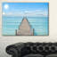 Jetée Infinite to the Sea - art mural photo en métal paysage marin-47772637-37372686
